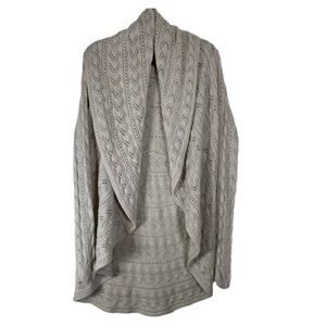 CAbi Ivory Knit Cardigan Sweater